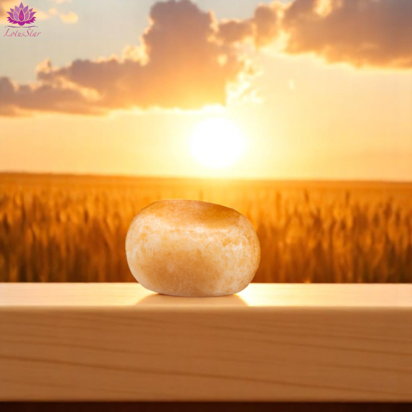 Orange Calcite - Large - Tumblestone - Image 2