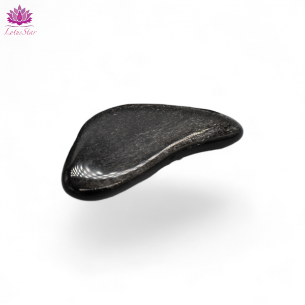 Silver Sheen Obsidian - Large - Tumblestone - Image 4