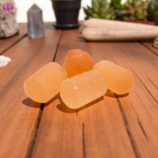 Orange Selenite - Large - Tumblestone - Image 3