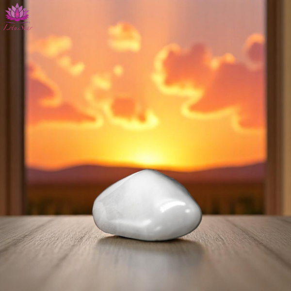 Snow Quartz - Large - Tumblestone - Image 2