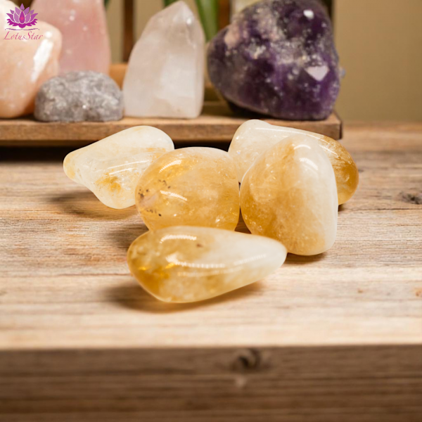 Citrine Quartz Grade A - Large - Tumblestone - Image 3