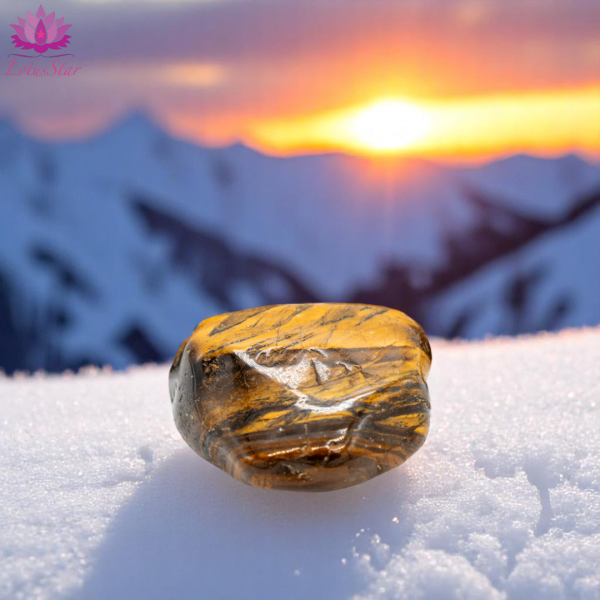 Golden Tigers Eye - Large - Tumblestone - Image 2