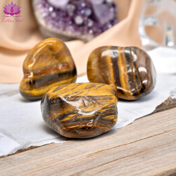 Golden Tigers Eye - Large - Tumblestone - Image 3