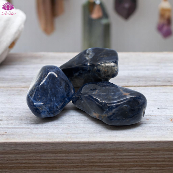 Pure Blue Sodalite - Large - Tumblestone - Image 3