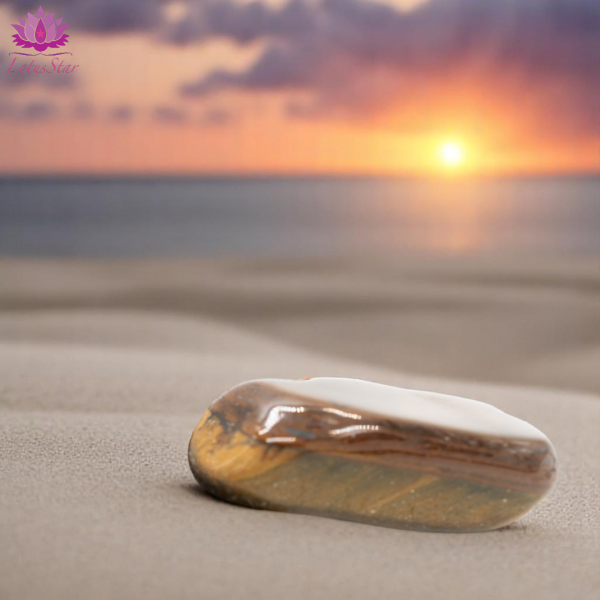 Variegated Tigers Eye - Large - Tumblestone - Image 2