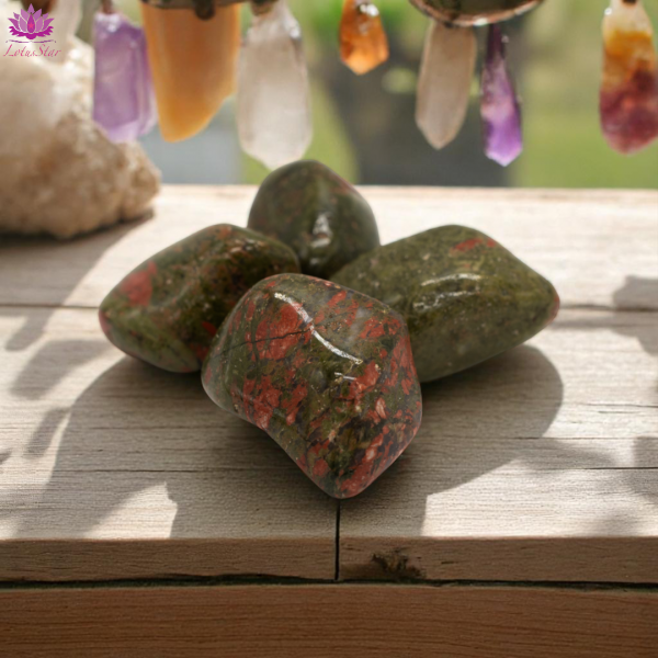 Unakite - Large - Tumblestone - Image 3