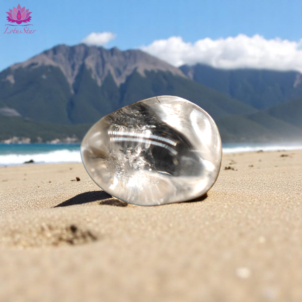 Rock (clear) Quartz Grade A - Medium - Tumblestone - Image 2