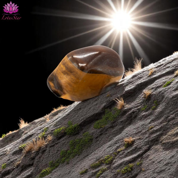 Golden Tigers Eye -  Medium - Tumblestone - Image 2