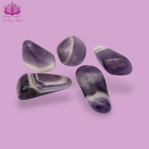 Amethyst Banded (Grade B) - Medium - Tumblestone