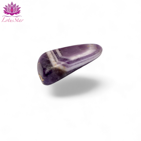 Amethyst Banded (Grade B) - Medium - Tumblestone - Image 3